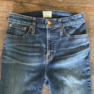 J. Crew Curvy Toothpick Med Wash Jeans